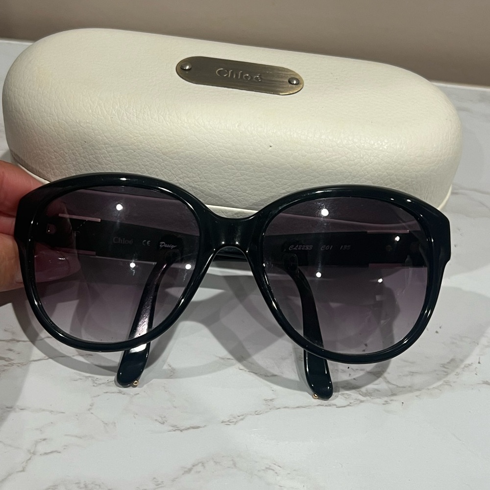 CHLOE BLACK SUNGLASSES CL2233 C01